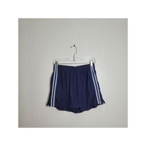 No Brand Navy Blue Striped Women's AthleticRunning Shorts Size Large